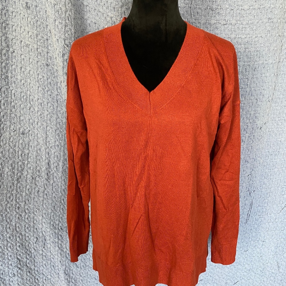 Orange Sweater